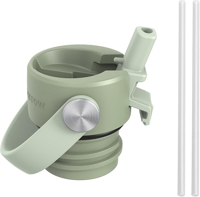 Super Sparrow Insulated Water Bottle - 17 Oz / 25 Oz / 32 Oz - Standard Mouth FlipFlow Flask - BPA Free, Leak Proof Drink Bottle- Ergonomic Straw Water Bottles for Work, Gym, Travel, Sports