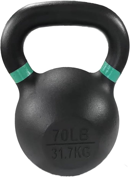 Cast Iron Kettlebell Weights for Home Gym, Heavy Duty Strength Training, Workout Equipment for HIIT, Functional Fitness