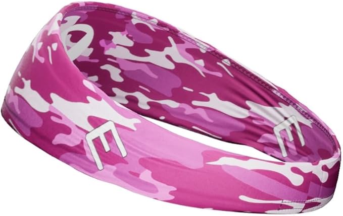 Unisex Headband/Sweatband. Best for Sports, Fitness, Working Out, Yoga. Tapered Design. Reversible.