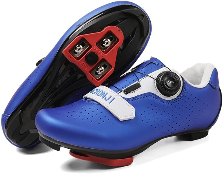 Cycling Shoes, Unisex Delta Cleats Compatible, Indoor Peloton and Outdoor Road Bike Shoes for Men and Women