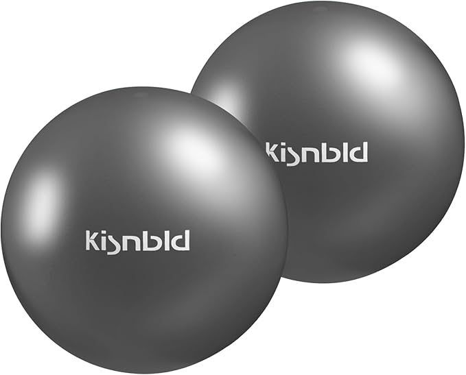 Small Exercise Ball, 9 Inch Mini Pilates Ball, Anti Burst and Slip Resistant Mini Yoga Ball for Stability, Fitness, Physical Therapy, Stretching & Core Strength Workout at Home Gym & Office