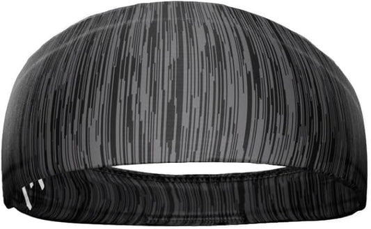 Unisex Headband/Sweatband. Best for Sports, Fitness, Working Out, Yoga. Tapered Design. Reversible.