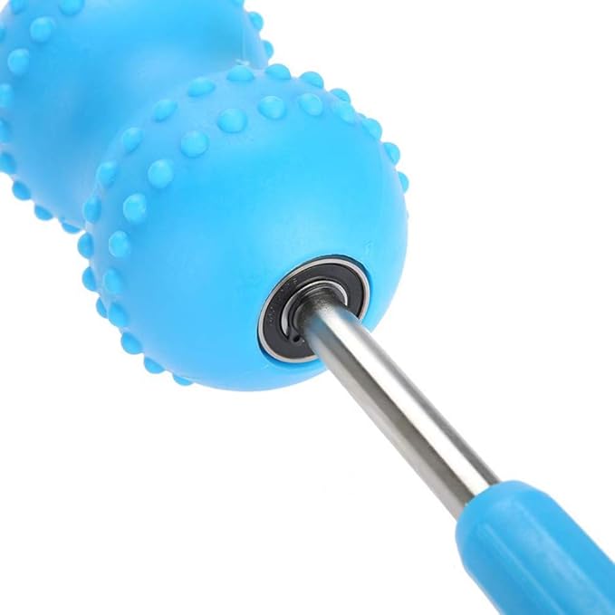 Back Roller, Multifunctional Muscle Roller Stick, 18.9 Inch Stick Massage Rollers, Blue Foam Rollers for Yoga, Recovery, Workouts