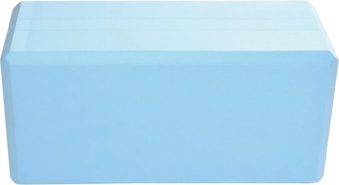Hugger Mugger 5 in. Big Foam Yoga Block - Extra Large Size, Dense Foam, Reliable Support, Beveled Edges for Comfort, Great if You're Taller or Less Flexible