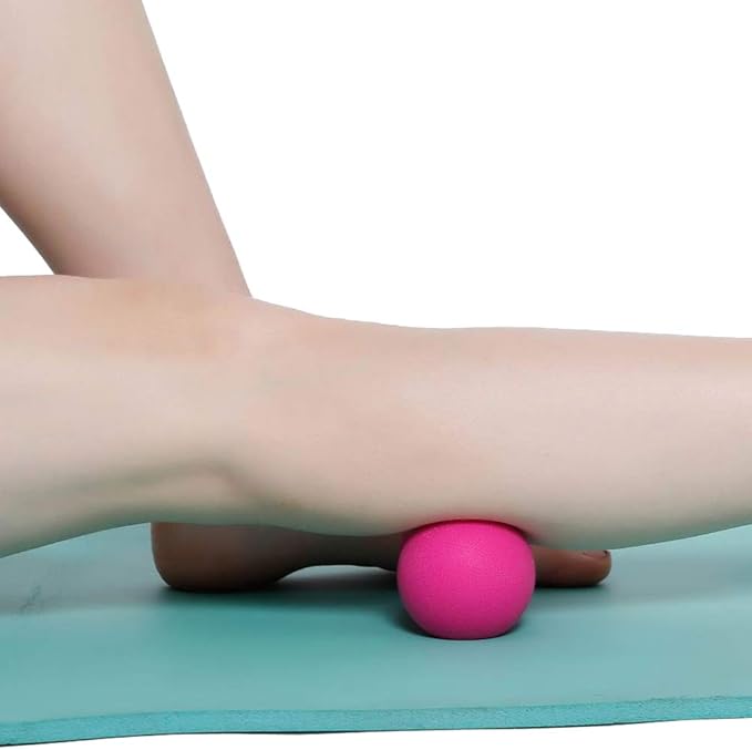 Yoga Massage Ball&Massage Ball, Best Trigger Point Ball, Myofascial Release, Fascia Release, Massage Balls for Foot, Massage Balls for Back, Trigger Point Therapy Balls. (Pink)