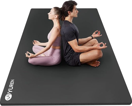 Large Yoga Mat 78"x 51" 20mm/15mm/10mm Thick Workout Mats for Home Gym, Extra Wide Workout for Women Men Gym Flooring Exercises