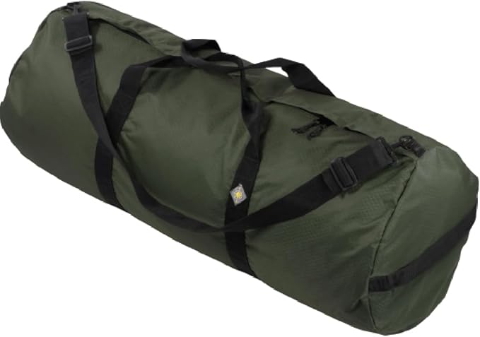 Diamond Ripstop Duffle Bags, Ultra Tough & Tear Resistant, Reinforced Stitching, Weatherproof, Packable Foldable Duffle Bag for Traveling