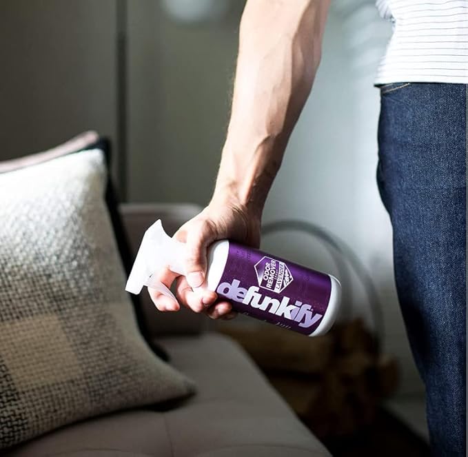 Odor Remover Spray, 16oz (2-Pack). 'Fresh Air' Essential Oil Odor Eliminator for Strong Odors on Fabric, Shoes, Activewear. 'ProvenSafe' Deodorizer for Pets, Kids & Sensitive Gear w/Ionic Silver