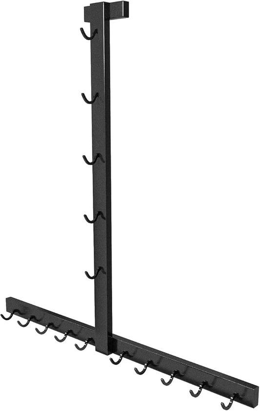 LAT Pull Down Bar Storage Rack, Gym Accessories Rack LAT Bar Organizer, LAT Pulldown Attachments for Different Cable Handles,Home Gym and Gym Wall Storage