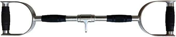 Cable Machine Lat Pulldown Attachments - 29/39/48 Inch Wide Grip Bar with Non-slip Handle for Home Gym Tricep Training