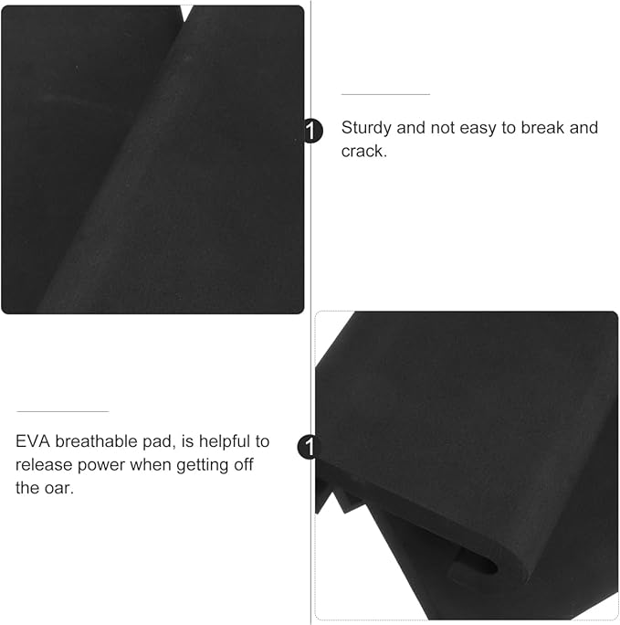 BESPORTBLE Outdoor Training Seat Cushions - U-Shaped Eva Boat Seat Cushion Kayak Mounts for Dragon Boat and Kayak Waterproof & Non-Slip 12 6 X 5 9 X 2 Inch