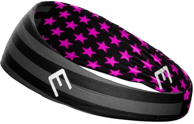 40+ Designs! Unisex Headband/Sweatband. Best for Sports, Fitness, Working Out, Yoga. Tapered Design