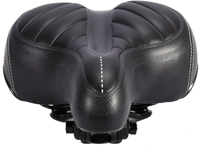 Bike Saddles, Outdoor Mountain MTB Road Bike Wide Big Bum Bike Cushion Pad Gel Cruiser Extra Comfort Sporty Soft Pad Saddle Cover Cushion Seat
