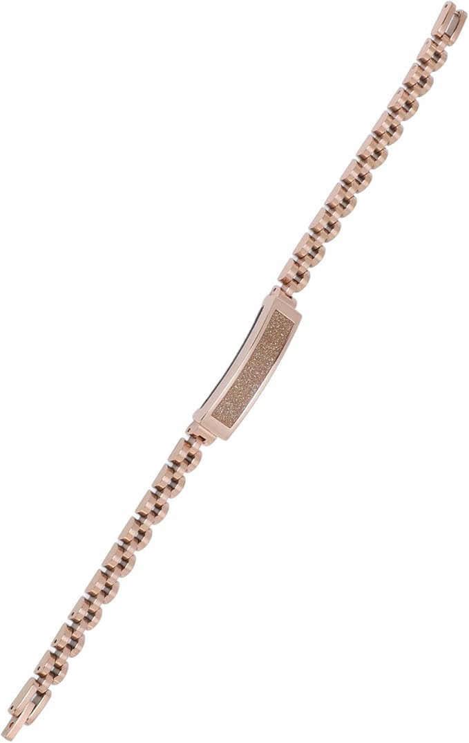 Smart Health Wristband, Zinc Alloy Bluetooth IP68 Health Fitness Tracker Screenless Smart Bracelet Step Counter for Sleep Sports Tracking