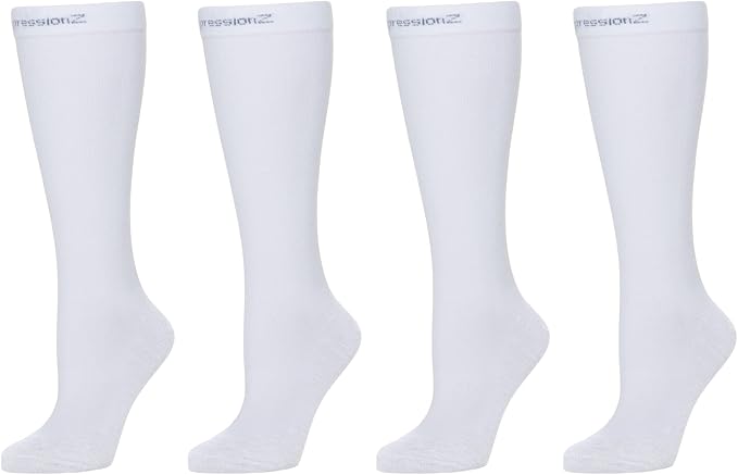 CompressionZ 30-40 mmHg Knee High Compression Socks Men & Women | Support Stockings for Travel, Nurses and Athletes