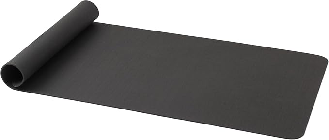 Treadmill Mat for Home Gym - High Density Treadmill Walking Pad Exercise Bike Equipment Mat, Suitable for Floor Carpet, 86.6" x 40", 5mm Thick, BLK