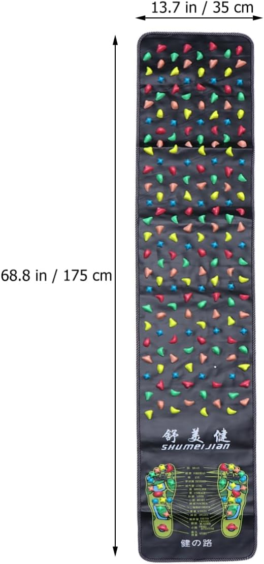 Healifty Cobblestone Trail Foot Massage Mat for Home Use Non-Slip Acupressure Pad for Relaxation and Pressure Relief