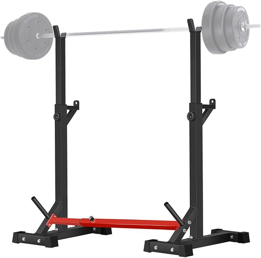 CANPA Adjustable Squat Rack Stand Multi-Function Barbell Rack Weight Lifting Gym Dumbbell Racks Home Gym Bench Press Rack Dumbbell Racks Stands 600Lbs