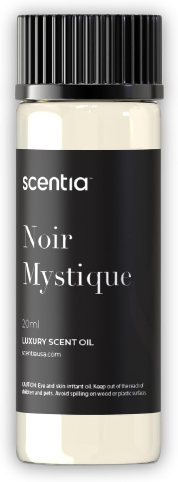 Scentia Noir Mystique – Hotel-Inspired Diffuser Oil, 20ml (0.67 fl oz) | Essential Oil Blend of Rose, Bergamot, Lemon & Musk | Luxury Aroma for Aromatherapy Diffusers & Humidifiers