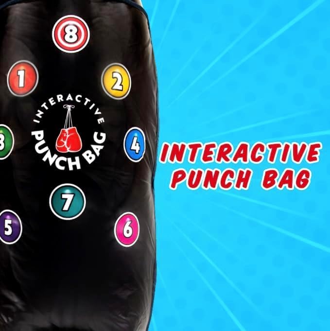 Inflatable Punching Bag for Kids - An Interactive Punching Bag With Several Game Modes - Inflatable Toys and Boxing Toys for Sporty Children; Perfect Kids Games and Presents for Children