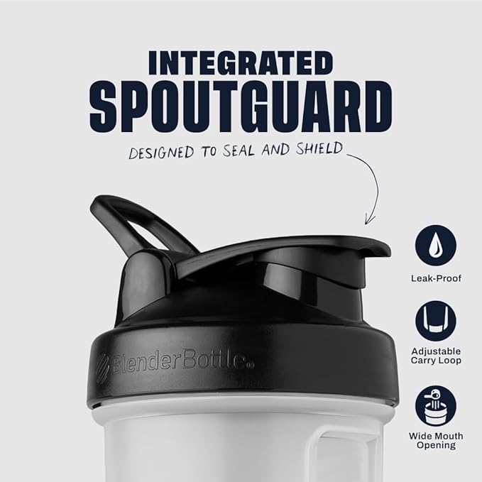 BlenderBottle Classic V2 Shaker Bottle Perfect for Protein Shakes and Pre Workout, 28-Ounce, Colors May Vary, 2 Pack