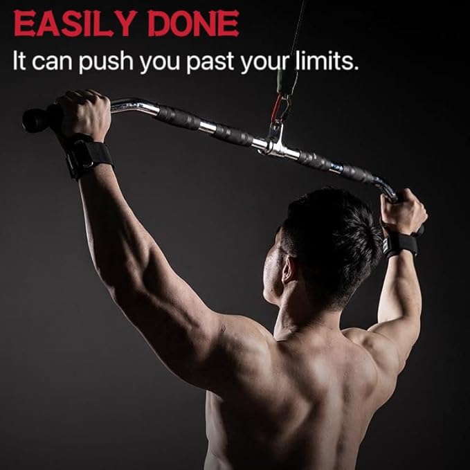 Adjustable Neoprene Padded Wrist straps for Weightlifting,Weight Lifting Straps Gym weight lifting wrist wraps，Gym Accessories for women for Men/Women(Pair)