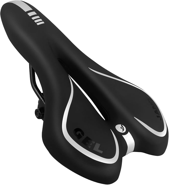 MSDADA Gel Bike Seat Bicycle Saddle for Men & Women, Waterproof Bicycle Seat Comfortable Soft Cushion