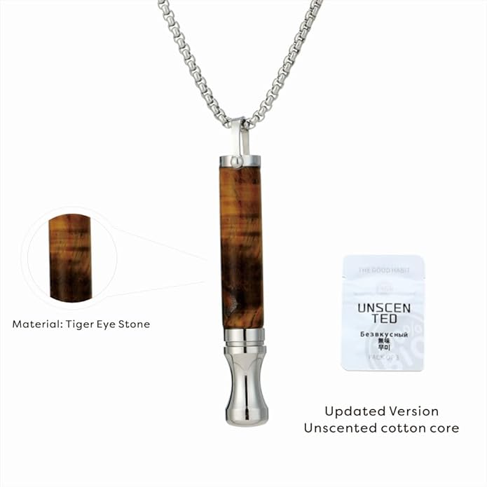 Breathe Free Necklace for Anxiety & Stress Relief, Classic Breathing Tool for Meditation, Mindfulness, and Relaxation – Portable Calm Necklace for Adults, Wellness Gift