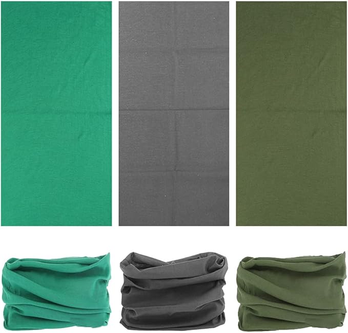 Headband Neck Gaiter Head Wrap Headwear Face Mask Magic Scarf Bandana for Men and Women