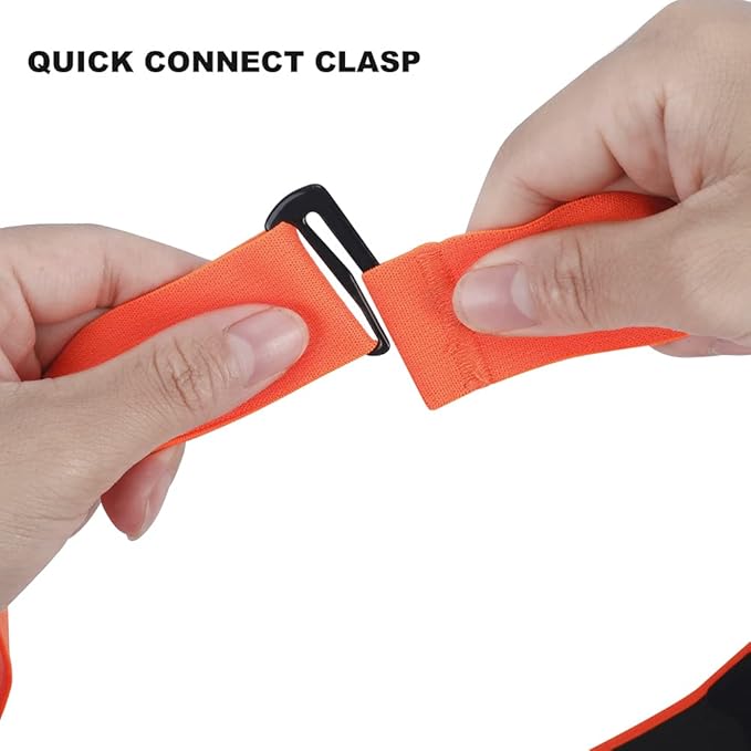 Heart Rate Monitor Replacement Chest Strap Compatible with Polar H10 H9 H7 H1 Wahoo Tickr Garmin Chest Belt