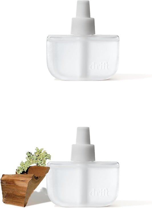 Drift Home Scent Diffuser Refills in Teak (2 Refills) - Adjustable and Long Lasting Diffuser Aroma - Clean Ingredients, Pet Safe