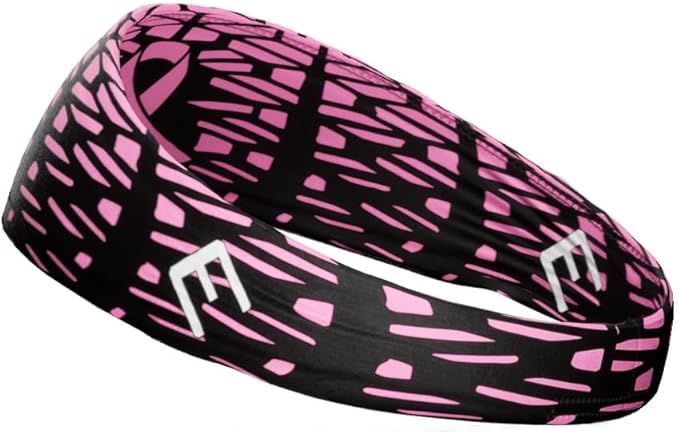 Unisex Headband/Sweatband. Best for Sports, Fitness, Working Out, Yoga. Tapered Design. Reversible.