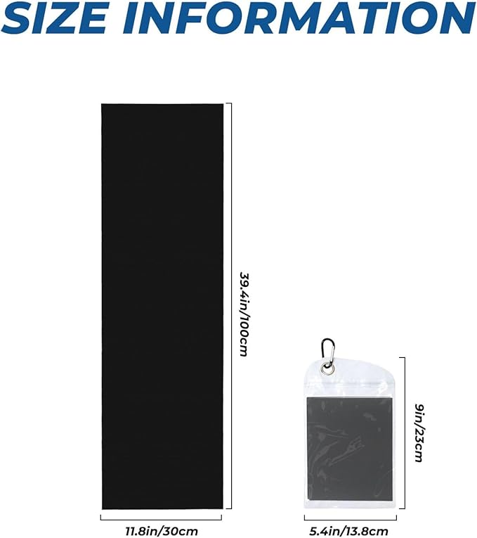 Custom 1-200 Pack Cooling Towel 40"x12", Design Your Team Logo Photo Ice Towel Personalized Soft Breathable Sport Towel Customized Workout Sweat Towel for Yoga Gym Activities (Black)