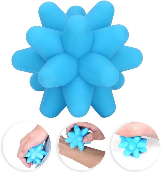 Silicone Massage Ball, Ball for Trigger Point Massage - Deep Tissue Massager for Myofascial Release - Mobility Ball for Exercise & Recovery, Foot Acupoint Trigger Point Massage
