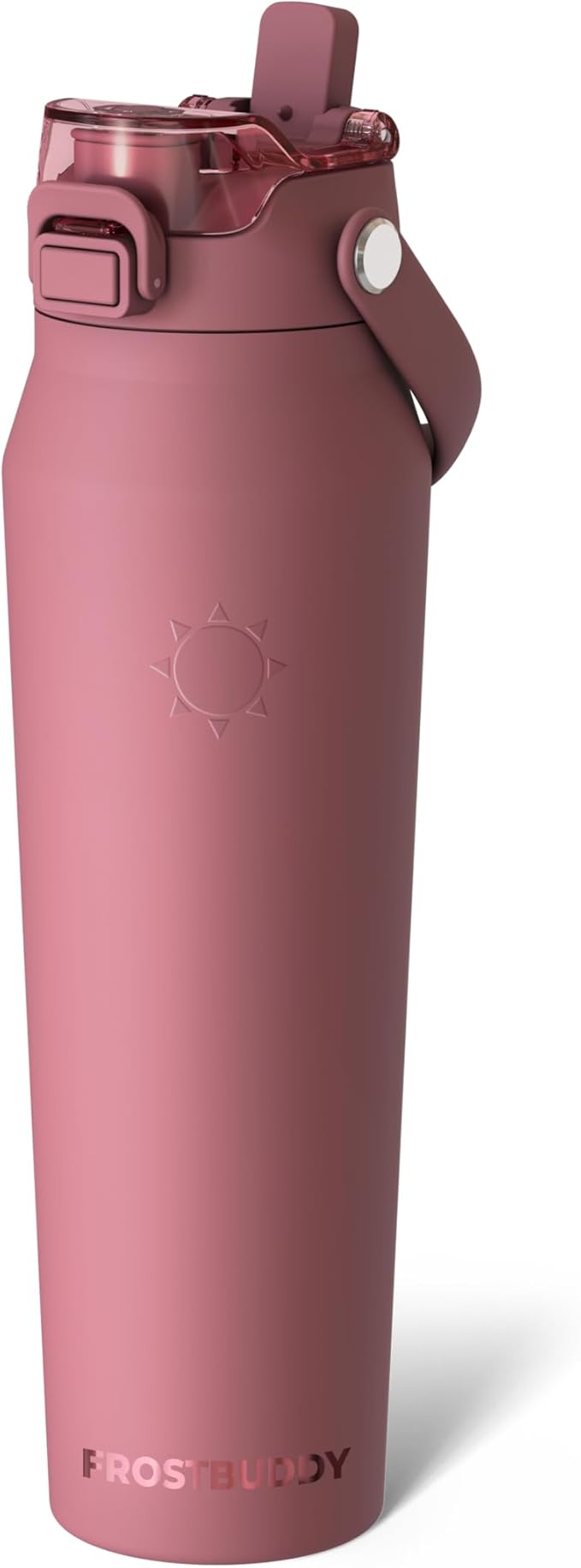 Frost Buddy 32oz Insulated Water Bottle with Straw & Chug Lid | Leak-Proof Stainless Steel | 24-Hours Cold | Sweat-Proof, Cup Holder Friendly | Ideal for Gym, Travel, Sports & Everyday Hydration