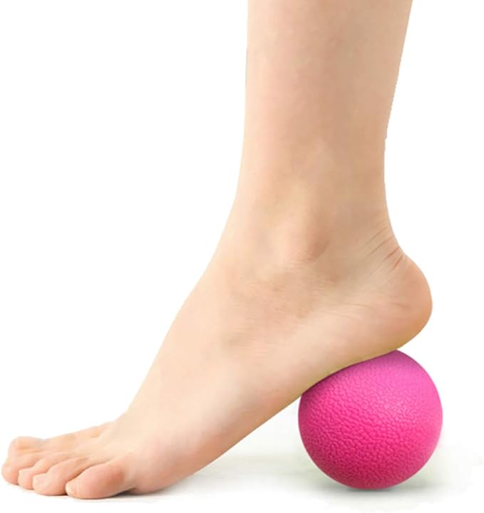 Yoga Massage Ball&Massage Ball, Best Trigger Point Ball, Myofascial Release, Fascia Release, Massage Balls for Foot, Massage Balls for Back, Trigger Point Therapy Balls. (Pink)