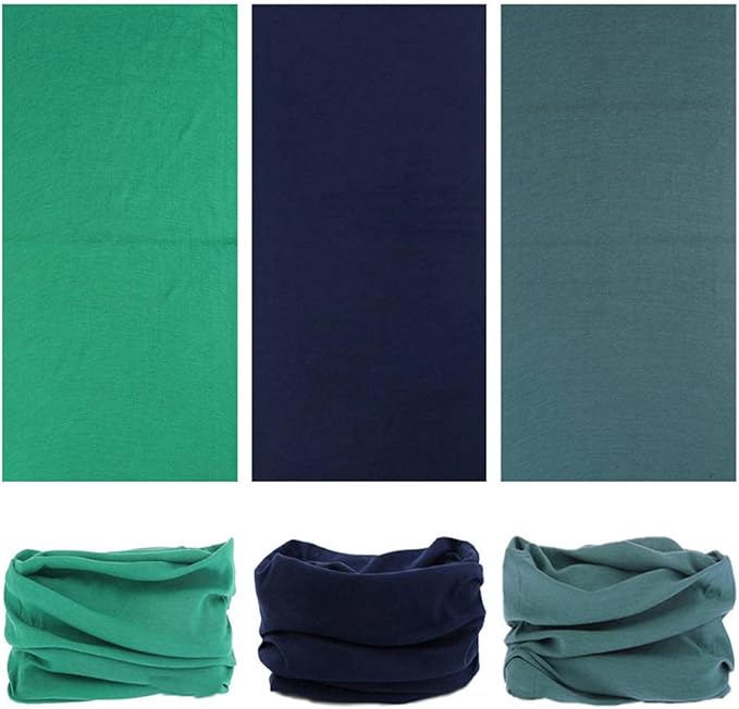 Neck Gaiter Headband Headwear Head Wrap Face Mask Magic Scarf Bandana for Men and Women