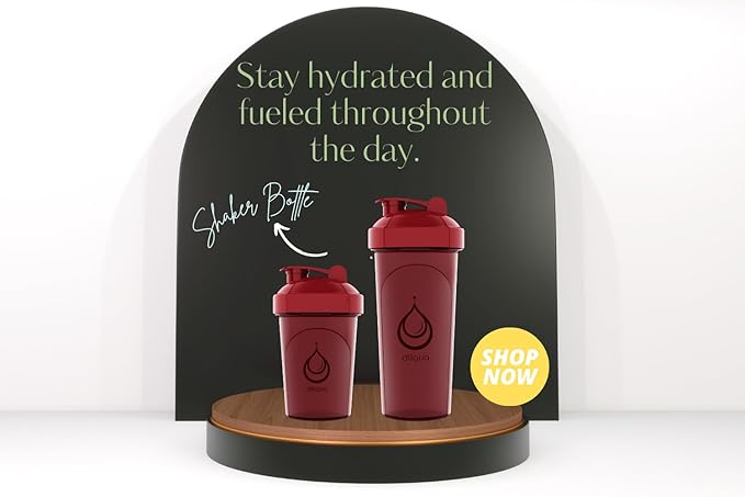 2 PACK, 28 oz & 20 oz Shaker Bottles with Powerful Wire Whisks for Protein Mixes | Leakproof Blender Shaker Bottle Pack | BPA-Free & Dishwasher Safe | Shaker Bottle | Shaker Cups for shakes