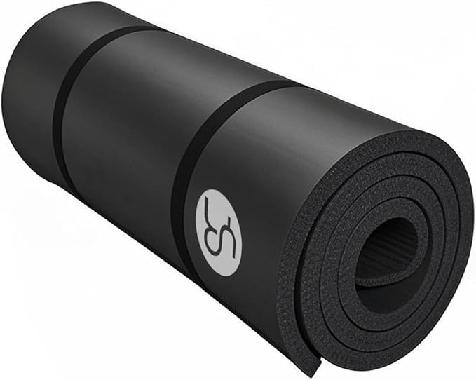 Yoga Mat Thick 1 inch Exercise Mat 76.7"x24" Workout Mats for Home Gym, Non-slip Yoga Mat for Women Men, with Carrying Yoga Bag