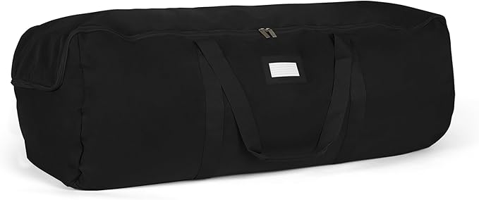 Covermates Keepsakes - Storage Duffel Bag - Heavy Duty Polyester - Reinforced Handles - Closet Storage, Black