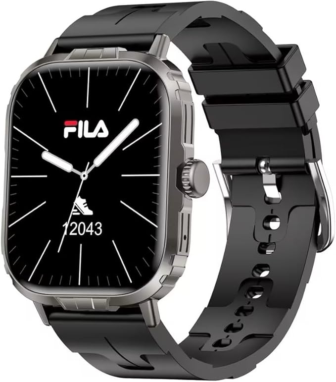 Fila Smart Watch, 2.01" Smartwatch for Men Women (Answer/Make Call), Fitness Tracker with 100+ Sport Modes, IP67 Waterproof, Heart Rate/Sleep Monitor, Pedometer, Activity Tracker for Android iOS