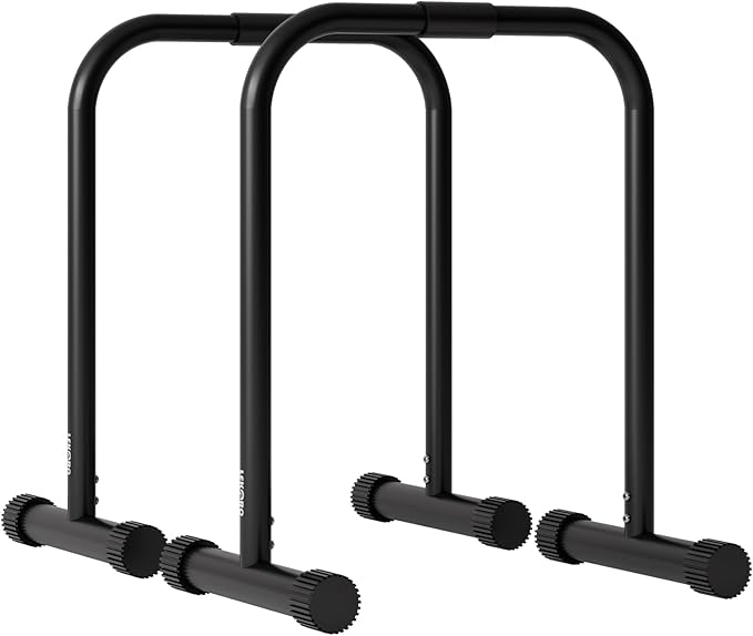 Adjustable Dip Bar, Dip Stand Station Functional Fitness Bar, Strength Training Founctional Dip Bars for Home, Fitness Equipment, Push Up Stand, Load Capacity 330LBS