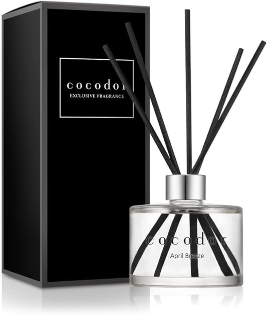 COCODOR Signature Reed Diffuser/Savon / 6.7oz / Scent Diffuser with Sticks Home Fragrance Reed Diffuser for Bathroom Shelf Decor