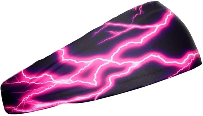 Unisex Headband/Sweatband. Best for Sports, Fitness, Working Out, Yoga. Tapered Design. Reversible.