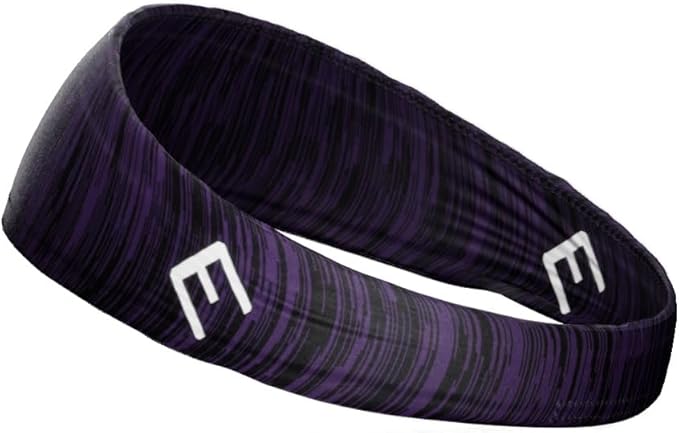 Unisex Headband/Sweatband. Best for Sports, Fitness, Working Out, Yoga. Tapered Design. Reversible.