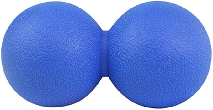 Blue Peanut Massage Ball - Trigger Point & Myofascial Release, Ideal for Back & Foot Therapy