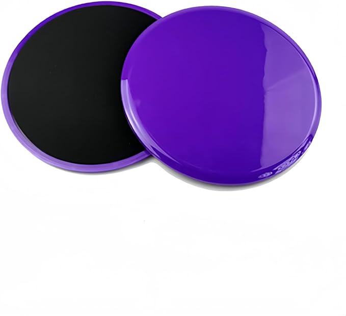 Exercise Core Sliders, Dual Sided Exercise Gliding Discs Use on Carpet or Hardwood Floors, Light and Portable, Perfect for Abdominal&Core Workouts