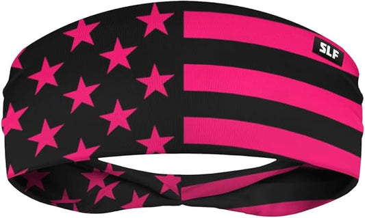 SLEEFS Sweat Bands Headbands Men & Women - Cooling Sports Mens Headband for Running, Football, Basketball, Cycling, Workout - Sweat Moisture Wicking Head Band Stretch Fit, Non-Slip Design - One Size