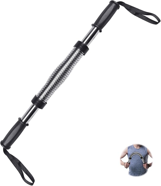 INNOLIFE Power Twister Bar, Upper Body Exercise Equipment for Chest Workout, Shoulder, Forearm, Bicep and Arm Strengthening Workout Equipment