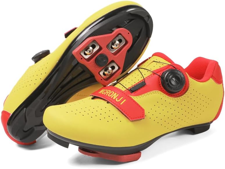 Cycling Shoes, Unisex Delta Cleats Compatible, Indoor Peloton and Outdoor Road Bike Shoes for Men and Women